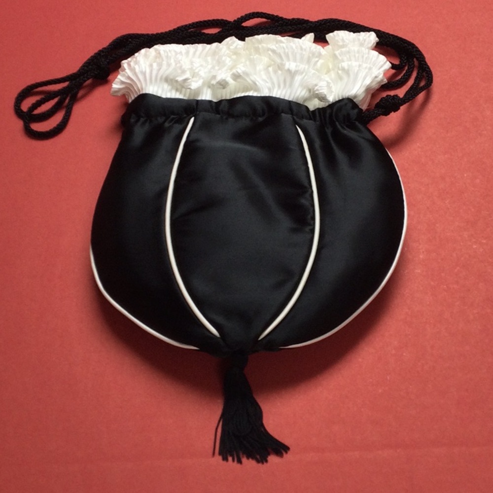 Satin bridal/evening handbag pouch